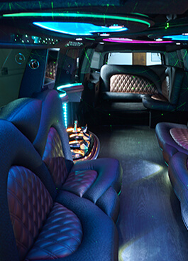 inside a limo